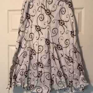 Embroidered Summer Skirt Sz.XL